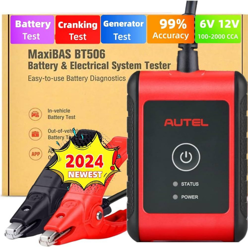 Тестер АКБ (2000 CCA) Autel MaxiBAS BT506